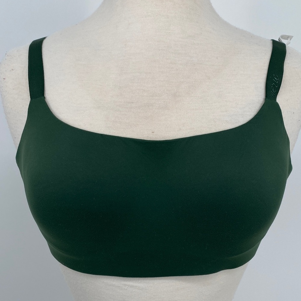 Smoothez by Aerie Dark Green Bra Size Large NWT